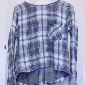 Soft plaid Cloth and Stone shirt